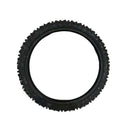 R1+ Rear Tyre 90/90-18 close-up on motorcycle wheel